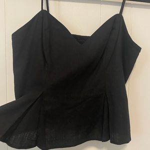 Express pleated tank top